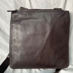 Osgoode Marley Brown Leather Messenger Bag (NWOT)